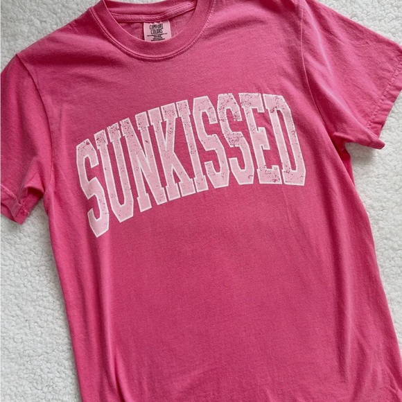 New pink colorblock oversized T-Shirt - Picture 2 of 4